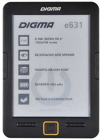 Характеристики Digma E631