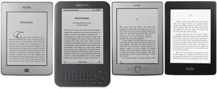 AMAZON KINDLE, PAPERWHITE, Touch Special Offer, Kindle 3 Wi-Fi, Kindle 4 Special offer