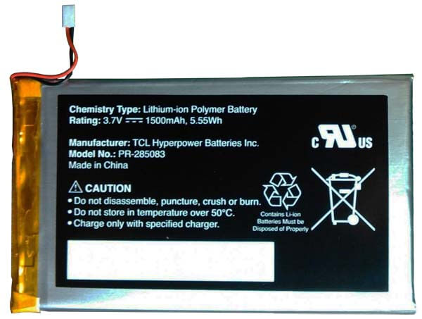 The battery for Barnes and Noble GlowLight Plus - PR-285083