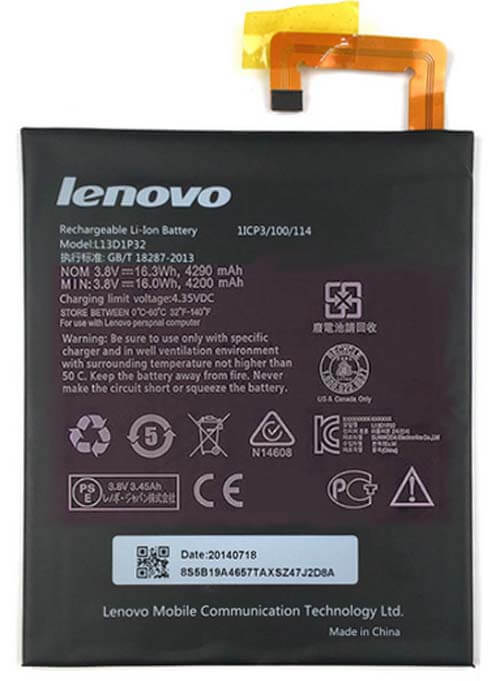 Аккумулятор для Lenovo IdeaTab A5500 - L13D1P32
