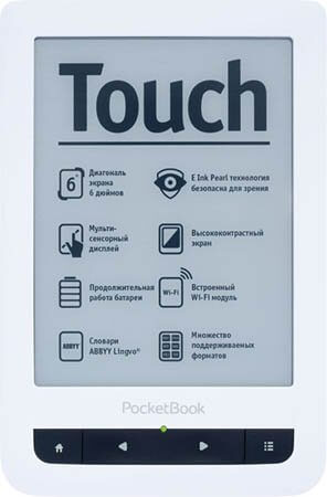 Характеристики Pocketbook Touch 622