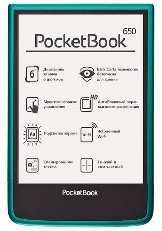 Характеристики Pocketbook ULTRA 650
