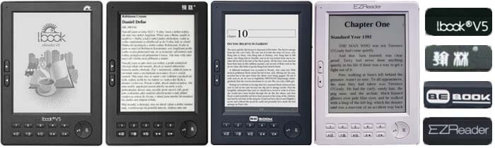 LBOOK V5 Hanlin Ereader V5 BeBook V5 ASTAK EZ Reader V5